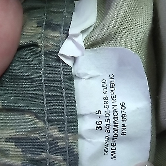 Mens 36 Short trousers utility Air Force US Military green and gray - Picture 4 of 7